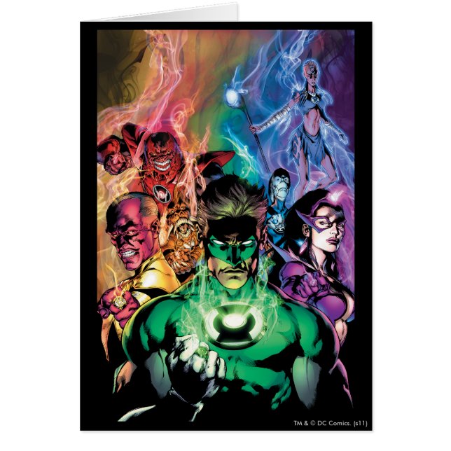 Lantern Corps Gruppe mit Farben (Vorne)