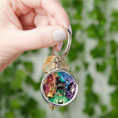 Lantern Corps Gruppe mit Farben Schlüsselanhänger (Hand)