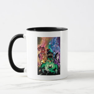 Lantern Corps Gruppe mit Farben Tasse