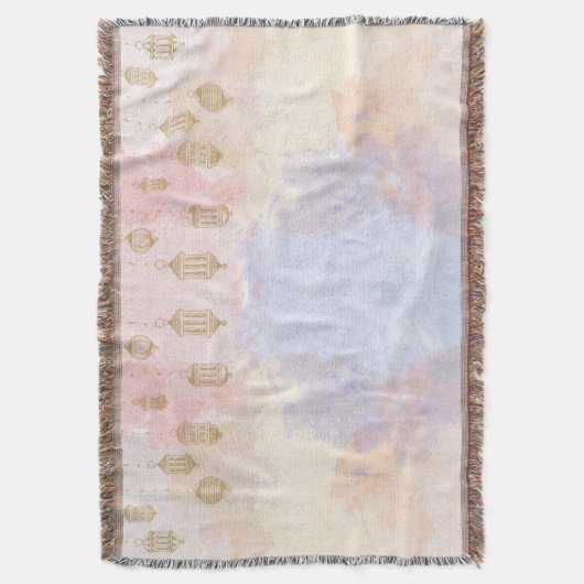 “Lantern Dreams” Pastel Ramadan  Decke (Vorderseite Vertikal)