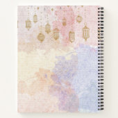 "Lantern Dreams" Pastel Ramadan Notebook Notizblock (Rückseite)