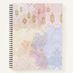 "Lantern Dreams" Pastel Ramadan Notebook Notizblock