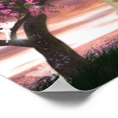 Lantern Fairies Poster Print (Ecke)