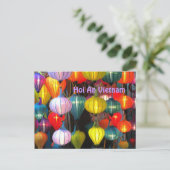 Lantern Festival Hoi An Vietnam Postkarte (Stehend Vorderseite)