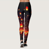 Lantern Festival Night Glow Artwork Leggings (Rückseite)