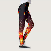 Lantern Festival Night Glow Artwork Leggings (Rechts)