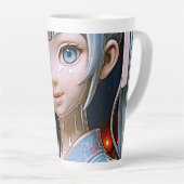 Lantern Festival Porcelain Waifu Milchtasse (Rechte Ecke)