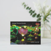 Lantern Festival Postkarte (Stehend Vorderseite)