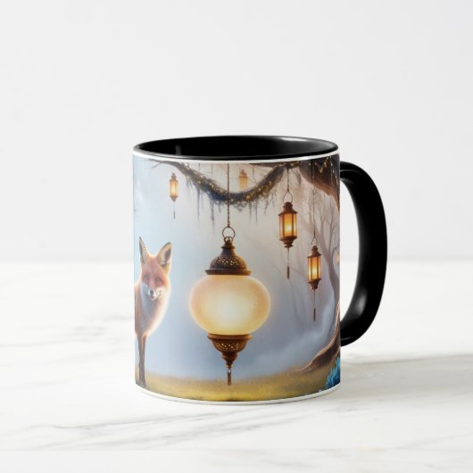 Lantern Fox Tasse - Spirit Animal Magic Coffee Cup (VorderseiteRechts)