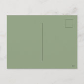 Lantern Fox Willkommen Feiertagspostkarte (Rückseite)