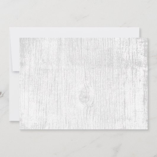 Lantern & Gipskraut Rustikales Brautparty Einladung (Rückseite)