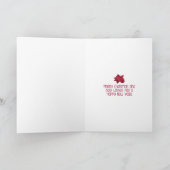 Lantern Gnome Weihnachtskarte Karte (Innenseite)