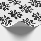 Lantern & Holly Snowflake Geschenkpapier (Ecke)