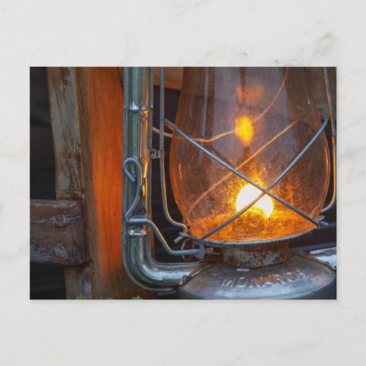 Lantern im Plains Camp, Krüger Nationalpark Postkarte (Vorderseite)