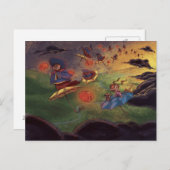 Lantern Ladys Postkarte (Vorne/Hinten)