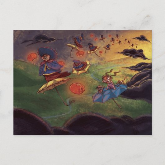 Lantern Ladys Postkarte (Vorderseite)