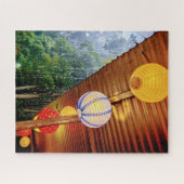 Lantern Light in the Rain – Quiet Guatemala Jigsaw Puzzle (Horizontal)