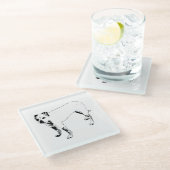 Lantern-Lit-Lookout Glasuntersetzer (Schrägansicht)