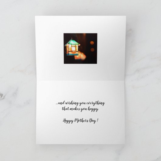Lantern Muttertagskarte Karte (Innenseite)