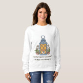 Lantern of Healing | Gentle Light & Spiritual Hope Sweatshirt (Vorne ganz)