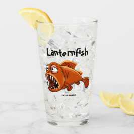 Lantern Orange Fish Glas