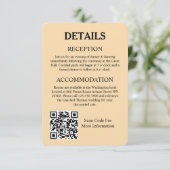 Lantern Sage Green Boho Design Wedding Begleitkarte (Stehend Vorderseite)