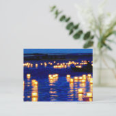 Lantern-Schwimmfestival Postkarte (Stehend Vorderseite)