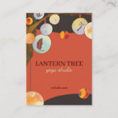 Lantern Tree Unique Yoga Visitenkarte (Vorderseite)