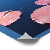 Lantern über Lilien Poster (Ecke)