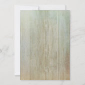 Lantern und Gipskraut Rustikale Probe Abendessen Einladung (Rückseite)