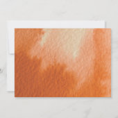 Lantern Wedding Watercolor Herbsteinladung Einladung (Rückseite)