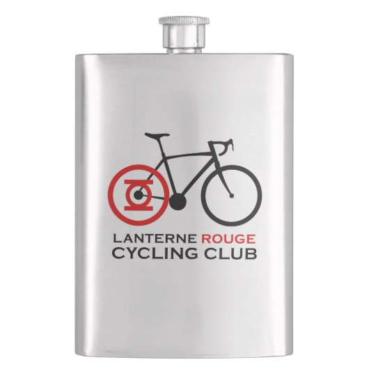 Lanterne Rouge Radclub Flachmann (Vorderseite)