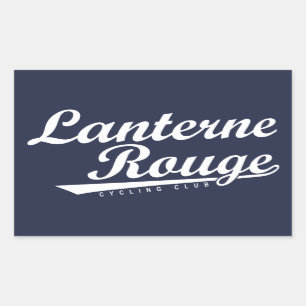 Lanterne Rouge Radclub Rechteckiger Aufkleber