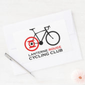 Lanterne Rouge Radclub Rechteckiger Aufkleber (Umschlag)