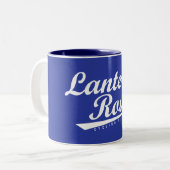 Lanterne Rouge Radclub Zweifarbige Tasse (Vorderseite Links)