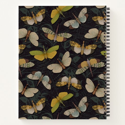 Lanternflies - Pyrops Candelaria & Planthoppers Notizblock (Rückseite)