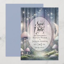 Lanternlight Dreams Bezaubernde Waldhochzeit Save The Date