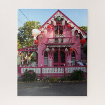Lanterns and Pink Gingerbread - Martha's Vineyard