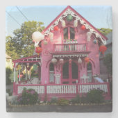 Lanterns and Pink Gingerbread - Martha's Vineyard Steinuntersetzer (Vorderseite)