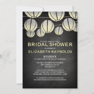 Lanterns Bridal Dusche Einladungen