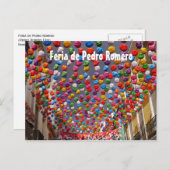 Lanterns, Feria de Pedro Romero, Ronda, Spanien Postkarte (Vorne/Hinten)