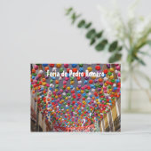 Lanterns, Feria de Pedro Romero, Ronda, Spanien Postkarte (Stehend Vorderseite)