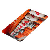 Lanterns im Itsukushima-Schrein Magnet (Linke Seite)