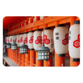 Lanterns im Itsukushima-Schrein Magnet (Horizontal)