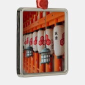 Lanterns im Itsukushima-Schrein Ornament Aus Metall (Rechts)