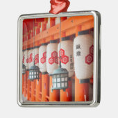 Lanterns im Itsukushima-Schrein Ornament Aus Metall (Links)