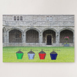 Lanterns in Cloisters Bryn Mawr Puzzle