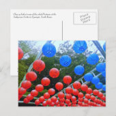 Lanterns (in der Nähe) bei Seokguram Grotto, Korea Postkarte (Vorne/Hinten)