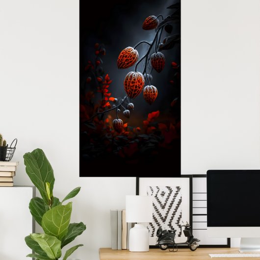 Lanterns in the Gloom Poster (Heimbüro)