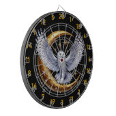 Lanterns, Laughs und Sharp Throws Dartscheibe (Vorderseite Links)